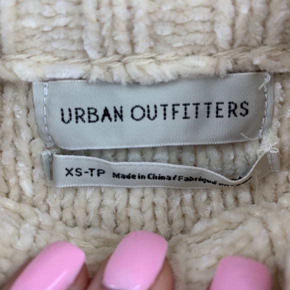 Urban Outfitters Daria Double Take Chenille Sweater in Cream - Picture 8 of 13